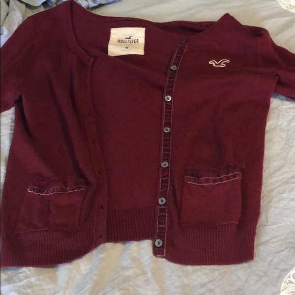 red cardigan - Picture 2 of 8